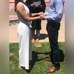 Calvin Klein white romper